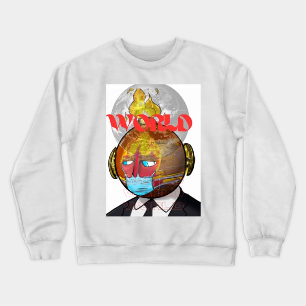 World Crewneck Sweatshirt by ismaely